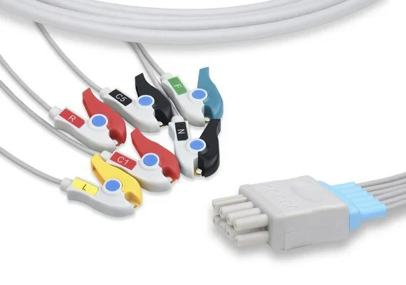 ECG Leadwire Set or 3/5/6 Leads For Nihon Kohden